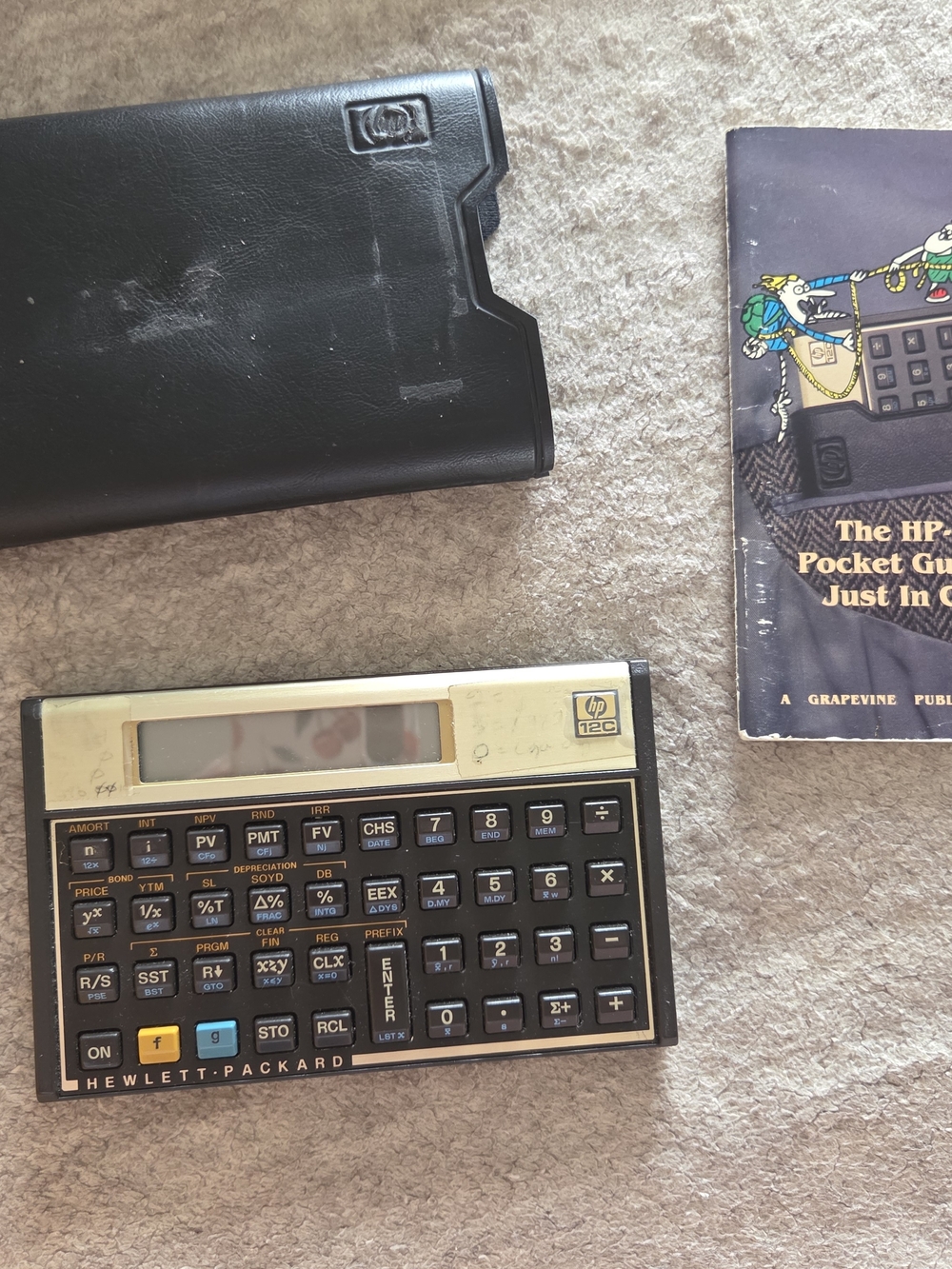 HP 12C Financial Calculator - Black